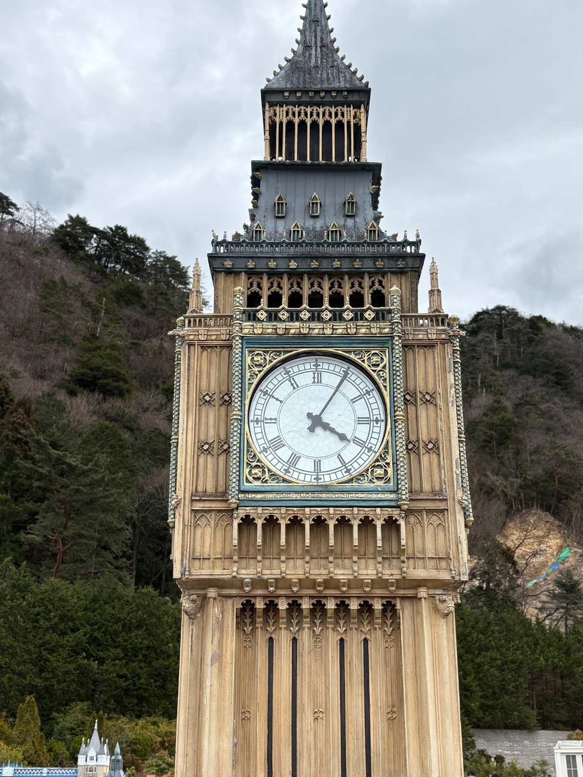 東武ワールドスクウェアのビッグベンミニチュア
