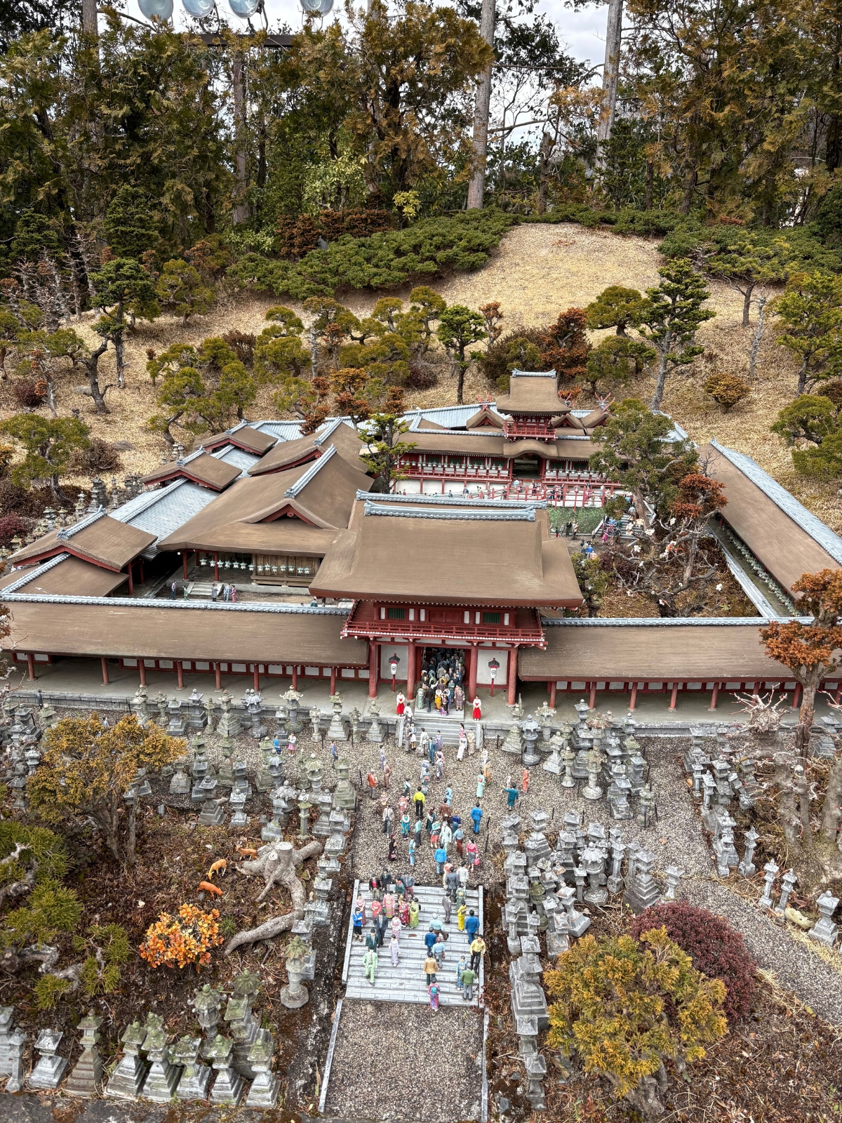 東武ワールドスクウェアの春日大社ミニチュア