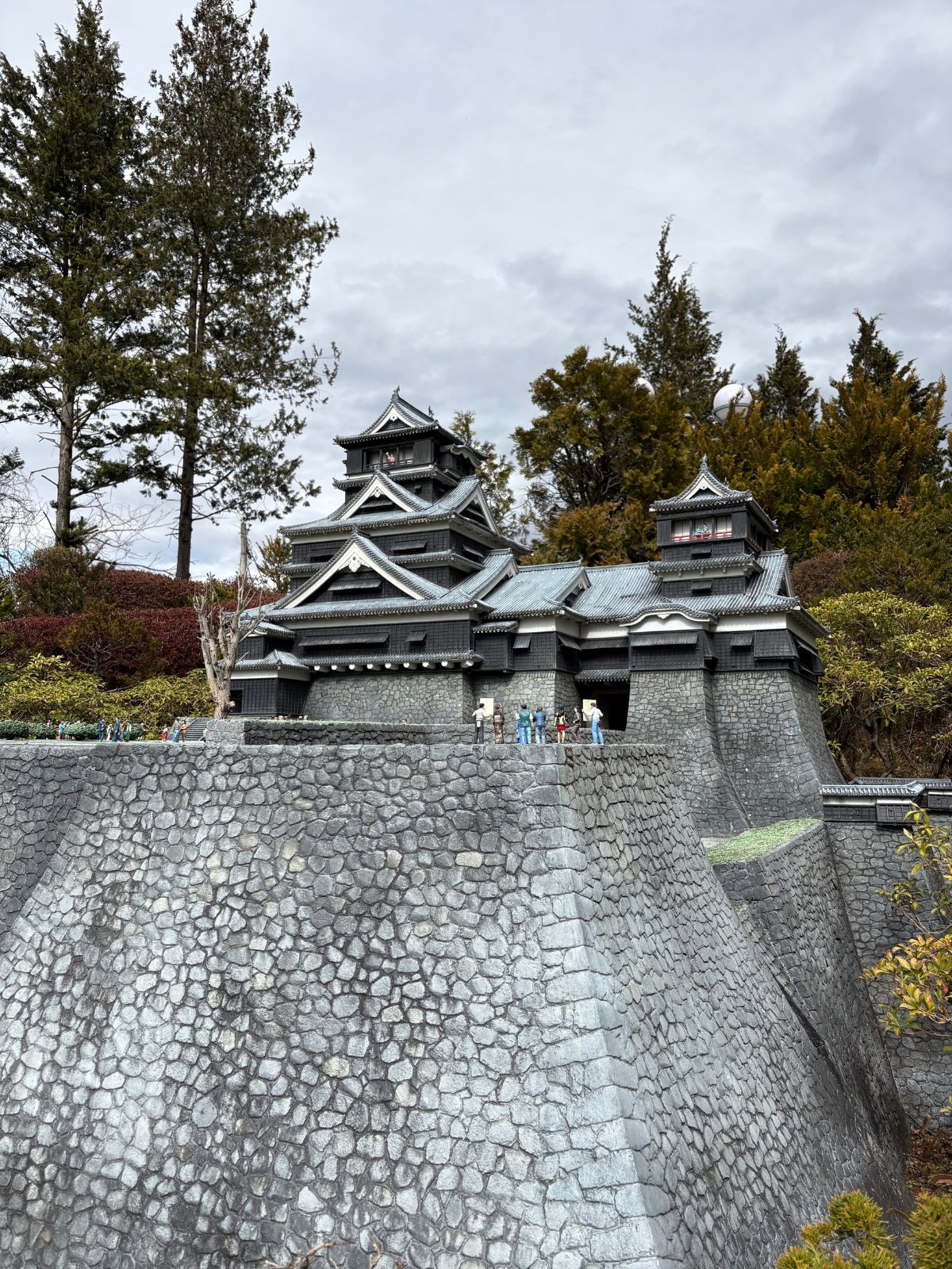 東武ワールドスクウェアの熊本城ミニチュア