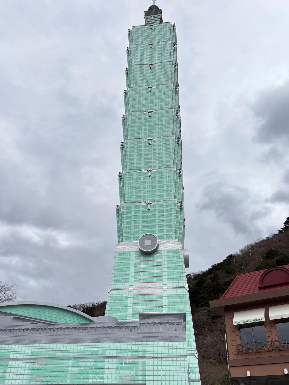 東武ワールドスクウェアの台北101ミニチュア
